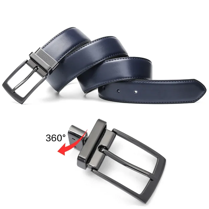 Koeienhuid Pin Gesp Riem voor Mannen Mode Casual Jeans Accessoires Gordel Luxe Design Business Retro Lederen Jeugd Tailleband