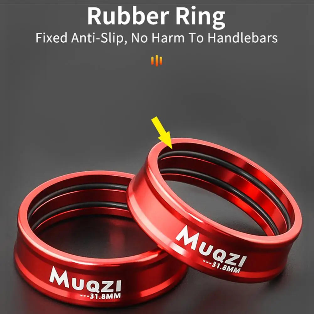 

25.4/31.8mm1 Pair Folding Mountain Bike Handlebar Fixing Lock Ring Aluminum Alloy Handlebar Fixed Stem Washer