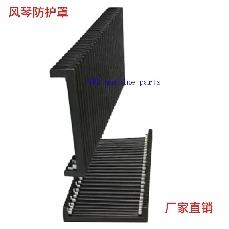 Custom Size Milling Flexible CNC Engraver Machine Protective Flat Accordion Bellows Cover In-Line Organ Telescopic Protective