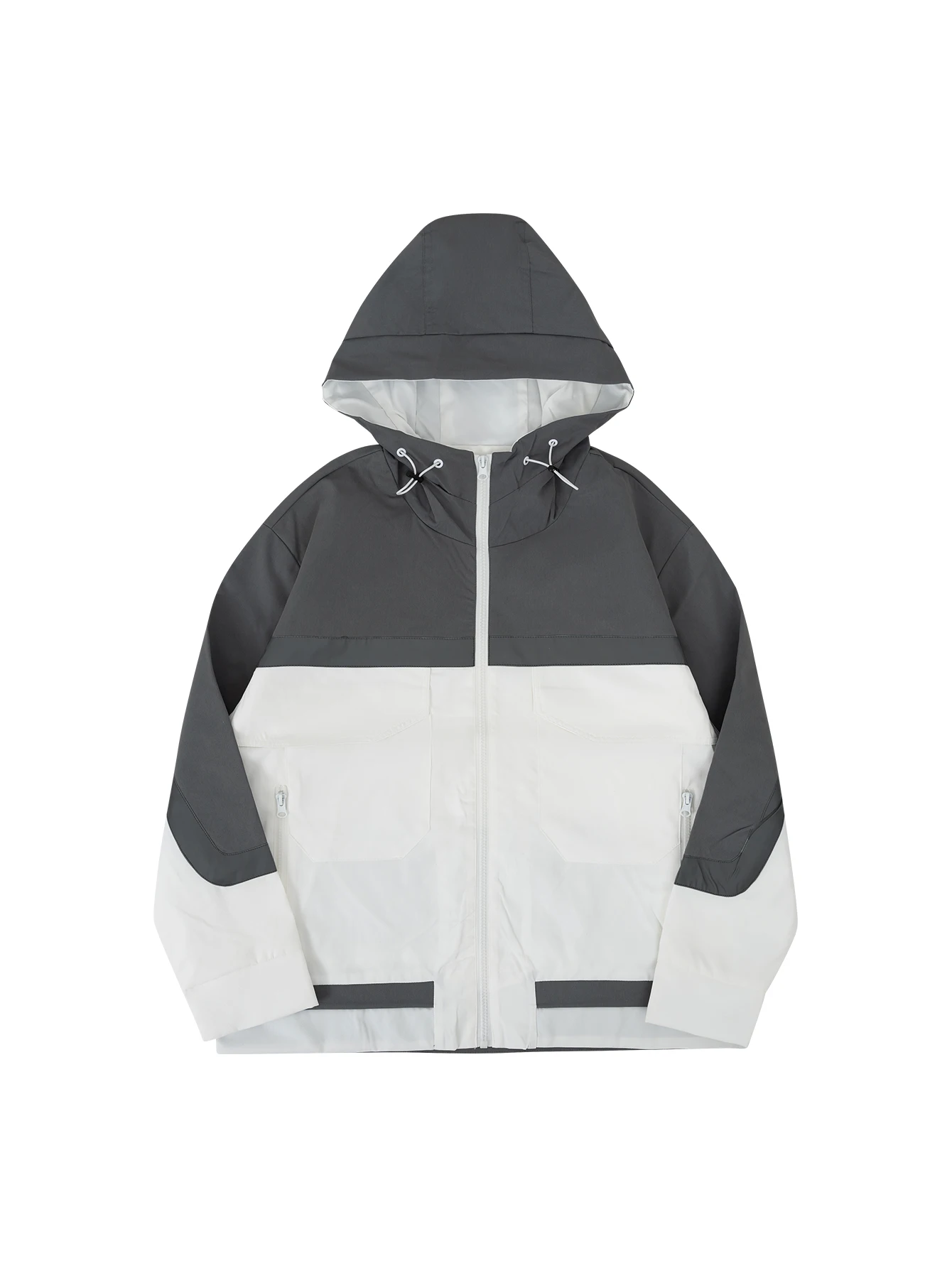 Men's Winter Jacket Windproof Waterproof Warm Fashion Casual Sporty Outdoor Skiing Coat, Thickened Color Block Design.