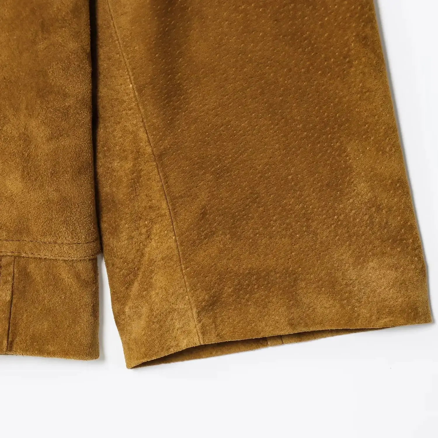 2025 امرأة الموضة الأوروبية والأمريكية نمط الخريف جديد مكافحة المخملية تأثير دعوى مهرج زر سترة طويلة الأكمام ملابس خارجية Muje #5