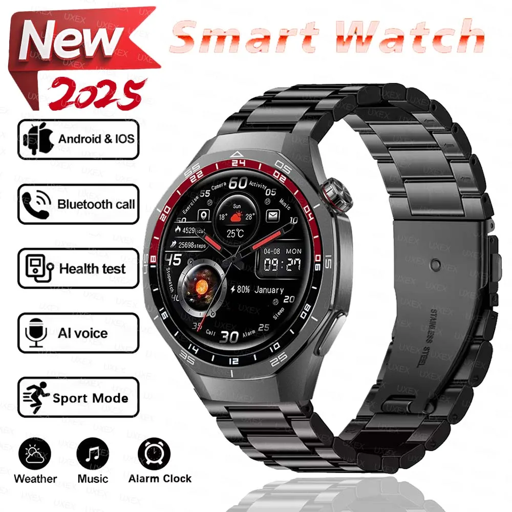 

2025 Новые часы Plus Смарт-часы для женщин 1,52 HD Полноэкранный GPS Беспроводной трекер вызова и здоровья Пользовательские фото-сюрприз Подарочные умные часы