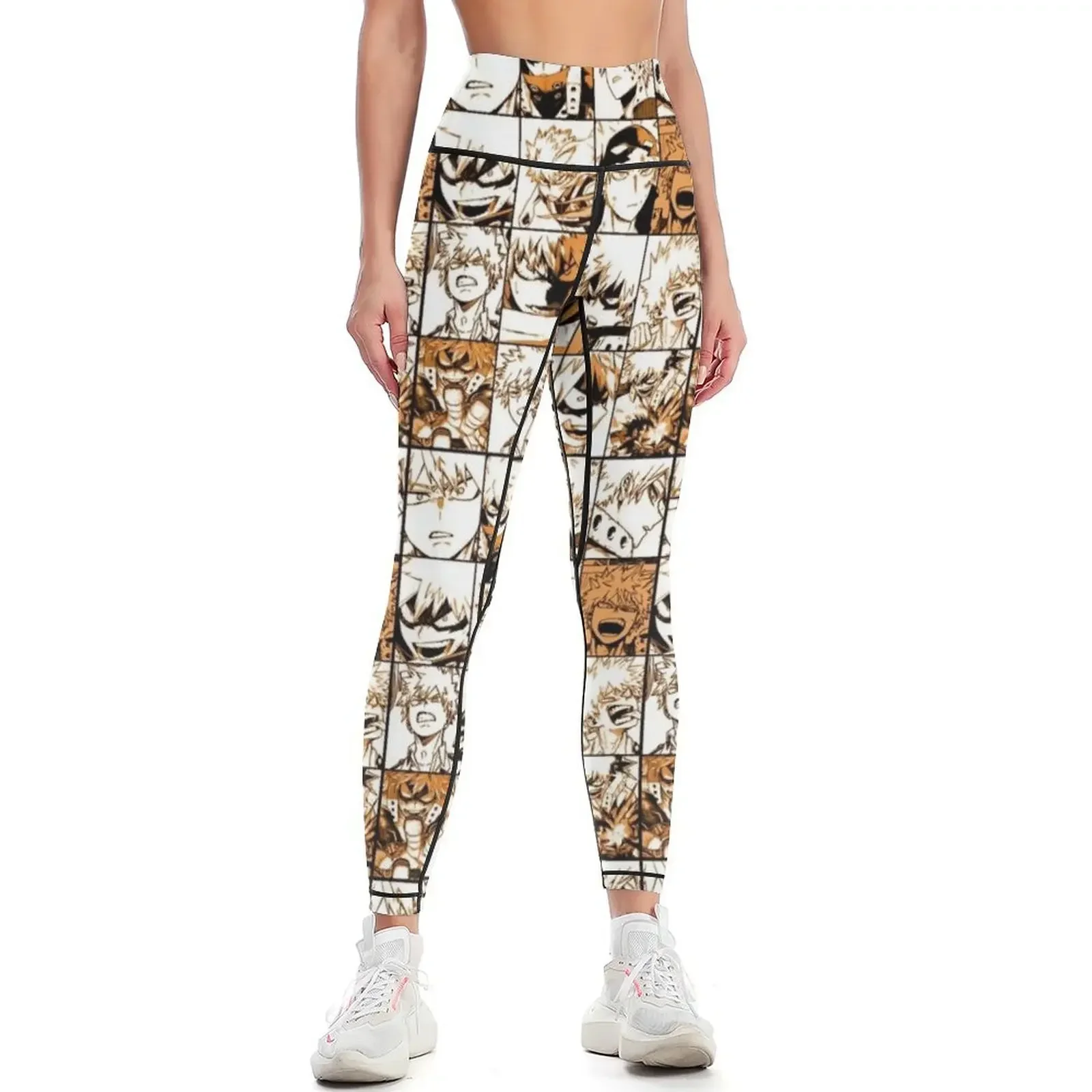 

Bakugo Katsuki collage Leggings workout clothes for Fitness woman gym's sportswear for fitness Womens Leggings