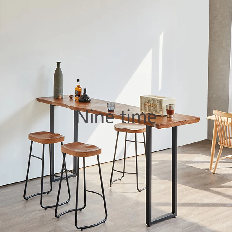 

Stools Barman Bar Table Sets Countertop Drink Modern Bar Counter Table Cocktail Luxury Tavoli Da Pranzo Living Room Furniture