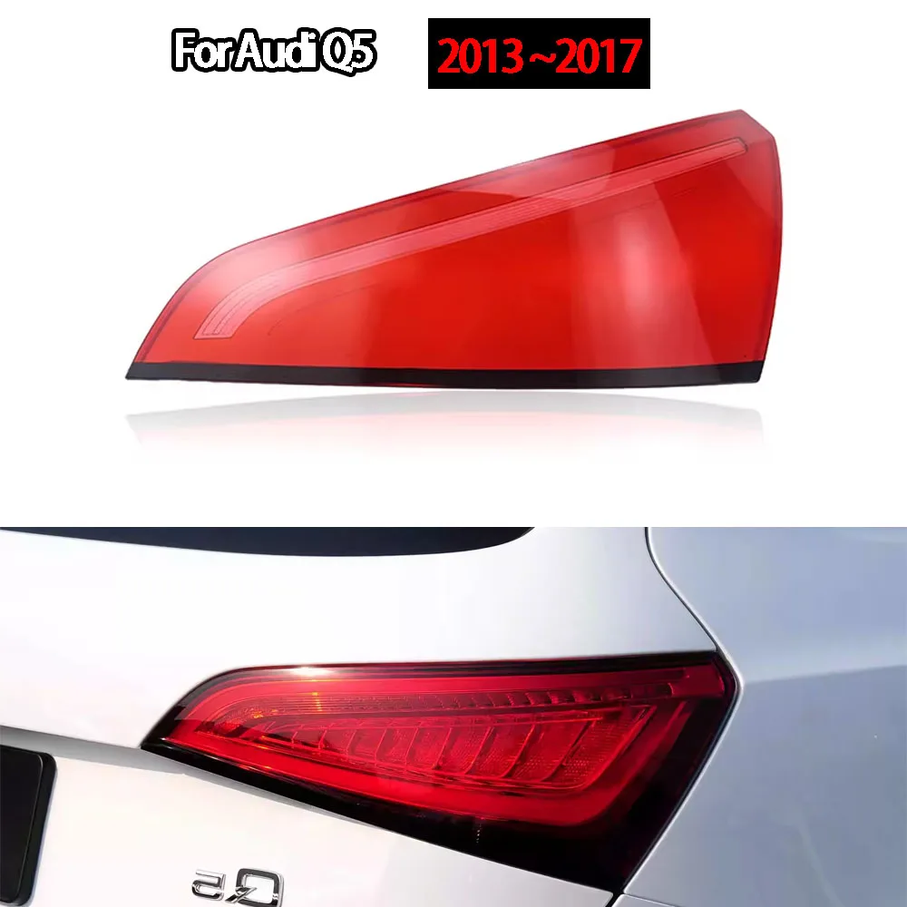 

For Audi Q5 2013 2014 2015 2016 2017 Car Rear Taillamp Cover Auto Tail Lamp Light Caps Lampshade Lampcover Auto Taillight Shell