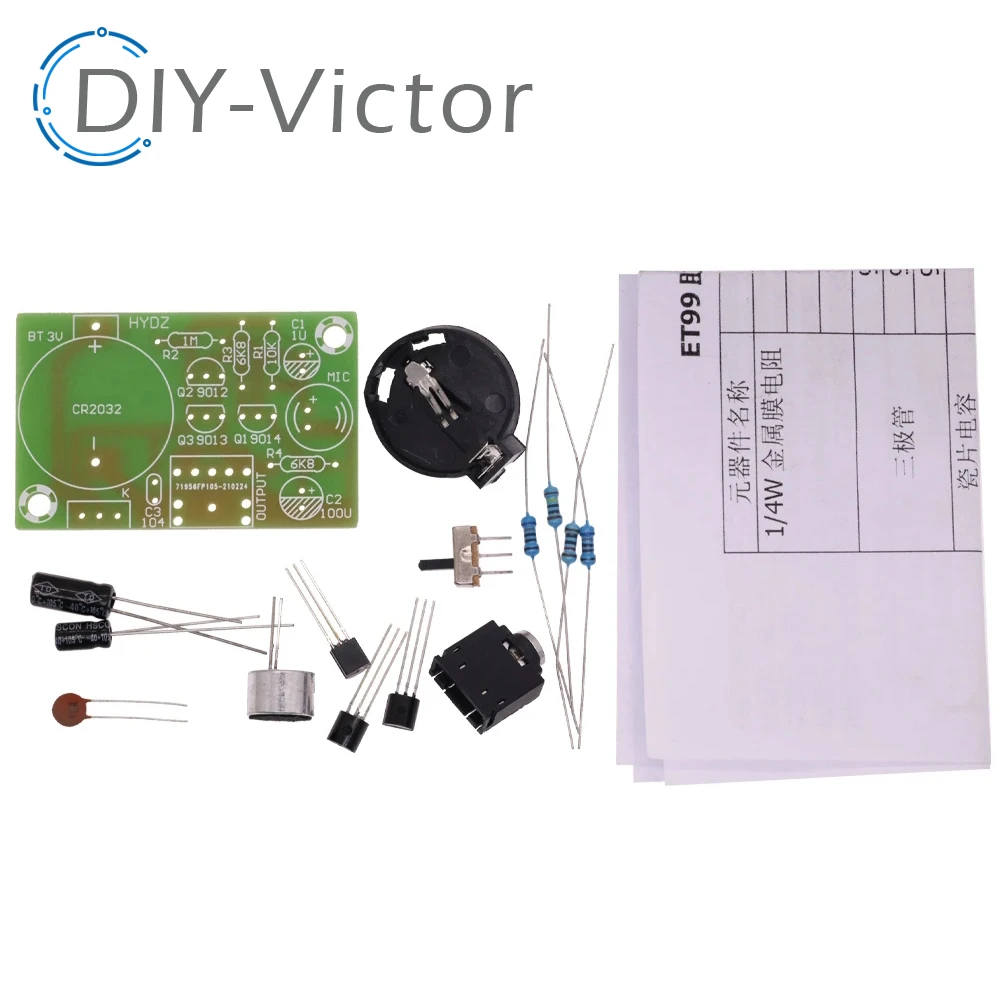 Hearing Aid Diy kit Audio amplifier Practical Teaching Competition Electronic DIY Interest Production Parts