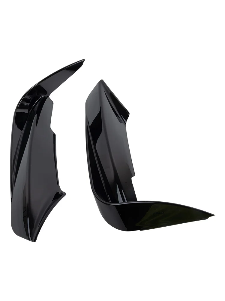 Black Gloss Black Canards Reliable Performance Wear-Resistant Material Direct Fitment Non-Deformed Structure Car Modification