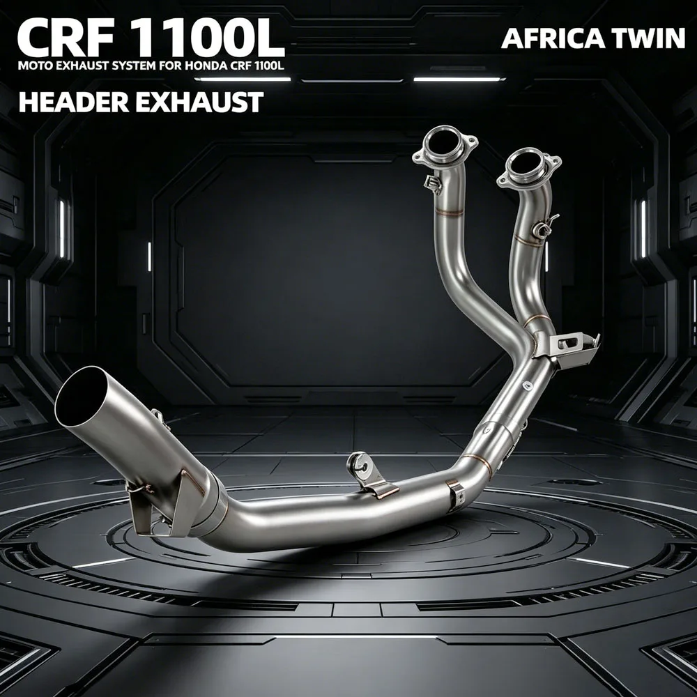 

Adventure Moto Exhaust Kit For Honda CRF1100L Africa Twin S/Adventure Sports/ES DCT 2020-24 Manifold Compatible Original Muffler