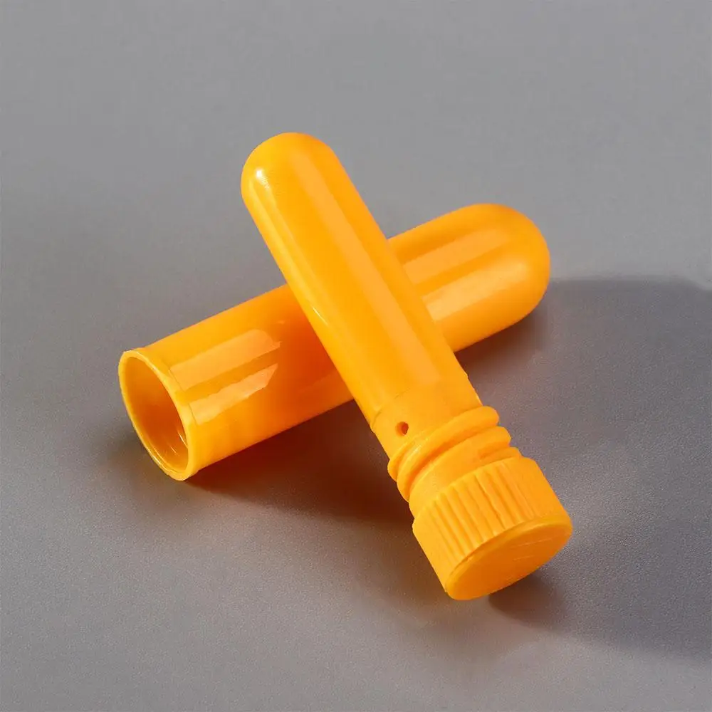 Hot Sale Refillable Portable 12 Empty Tubes Nose tube Nasal Inhaler Sticks Inhaler plastic tube Health Care