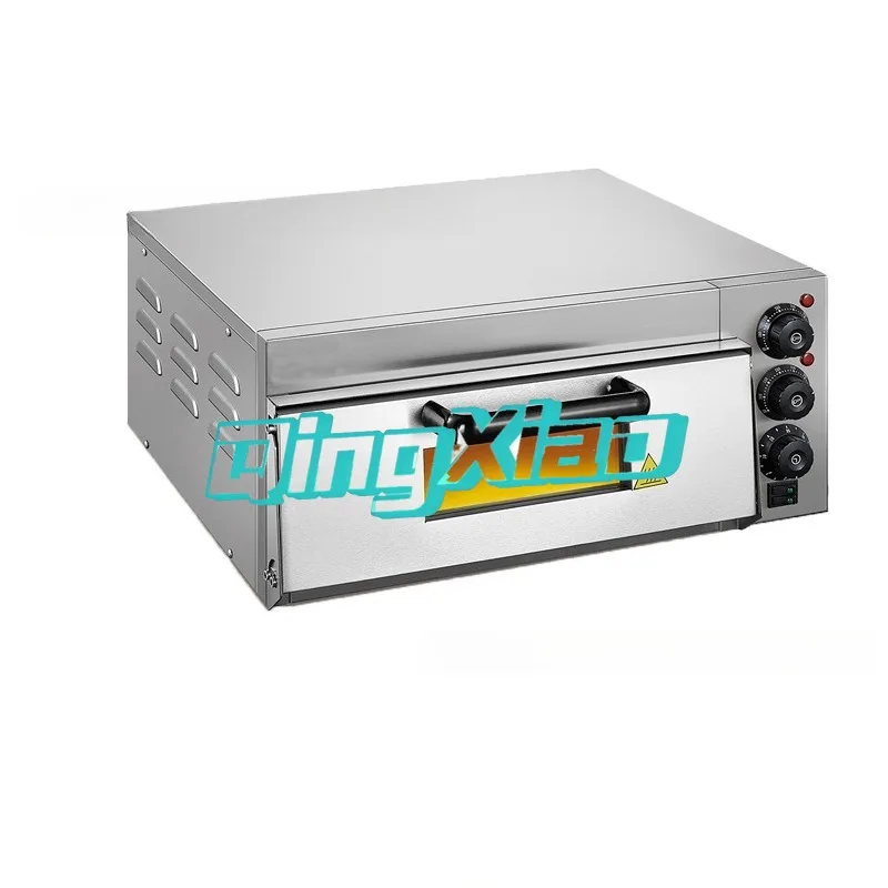 Commercial High-power Single/double Layer Stainless Steel Timed Baking Pizza Oven with Stone Slab Electric Heating Oven
