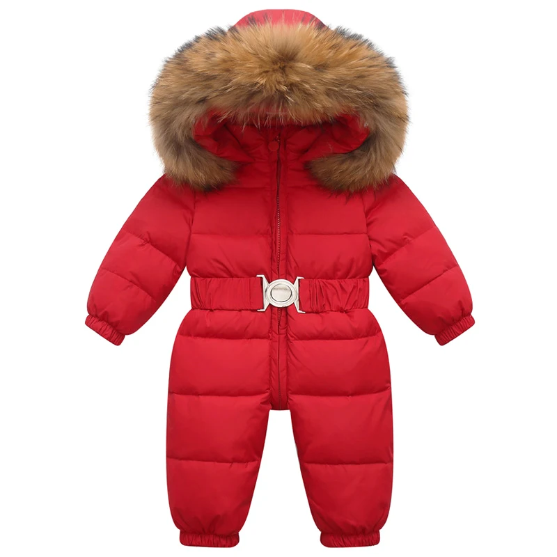 Tuta da sci invernale Tuta da bambino Tuta da ragazzo Piumino caldo Abbigliamento da bambina per bambini Abbigliamento per bambini finto Tuta da neve calda per bambini