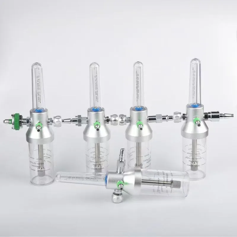 Oxygen Inhaler Full Metal Humidification Bottle National Standard/German Standard/UK Standard/US Standard GB Wall Oxygen Inhaler