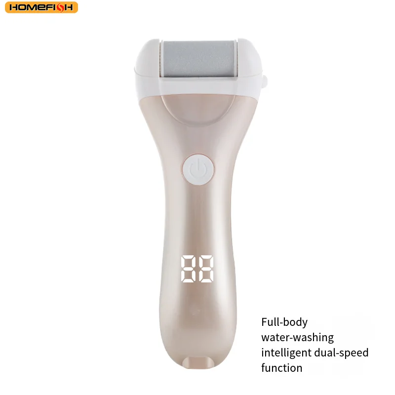 HOMEFISH Electric Pedicure Foot USB Rechargeable Power Display Grinding Exfoliator Replacement Heads For Heel Callus Remover image 4