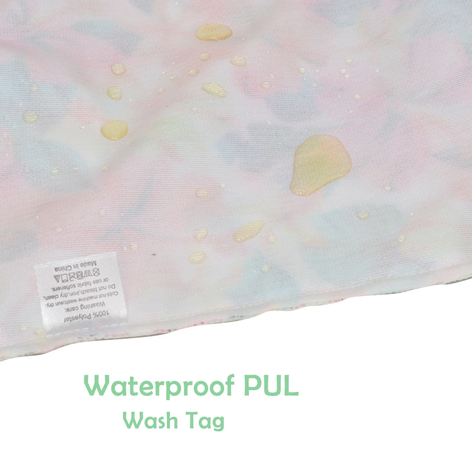 WizInfant Waterproof Reusable Mini Wet Bag for Baby Cloth Diaper Menstrual Pads Nappy 18X25cm Cloth Diapers Bag