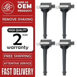 4 Pcs 22448-ED800 Ignition Coil For Nissan Micra Note NV200 Qashqai Tiida X-Trail ​UF591 22448-CJ00A ​77010-65086 02216-04014