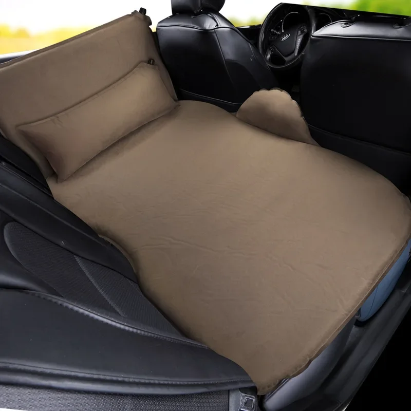 Car Travel Bed Inflatable Air Mattress Automobile backseat mattress Outdoor Camping Sleeping Sofa Automatic Air Matting Pad