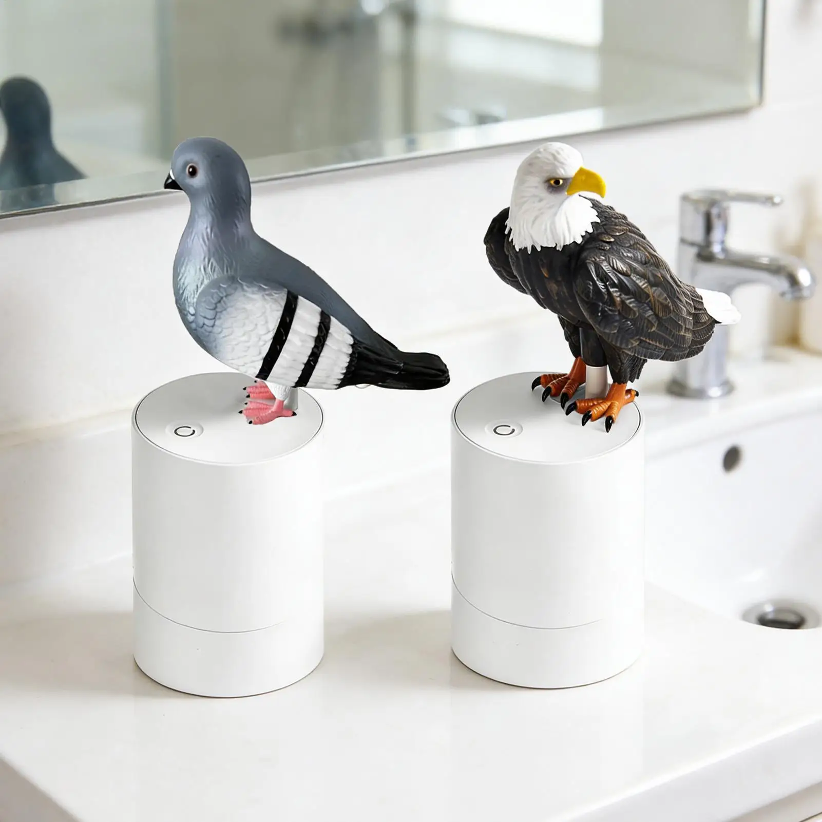 Automatic Soap Dispenser Peace Bird Shape Precise Dispensing Touchless Foam Soap Dispenser For Home Kitchen Bathroom Dormitory