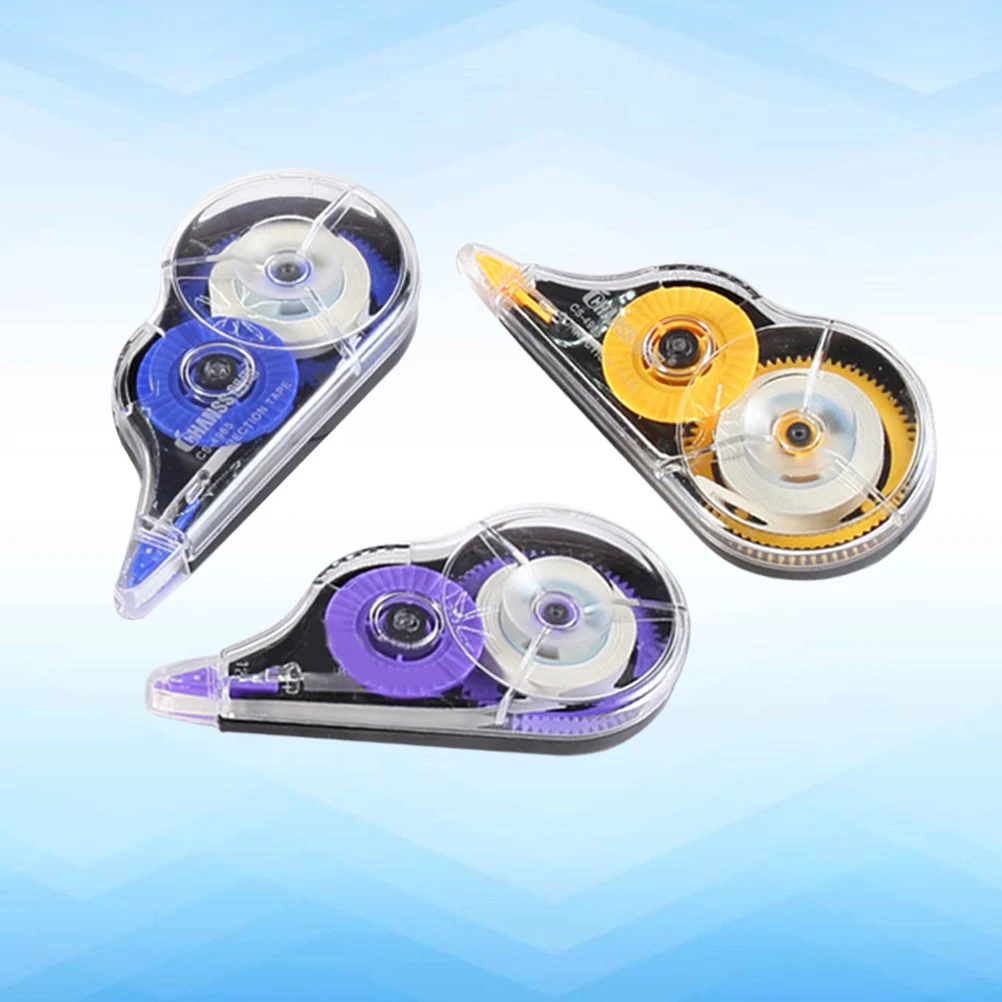 

12 Pcs Correction Tape for Kids Students School Supplies Children Office Roller Tape Mistake Fixing Tool Practical Use
