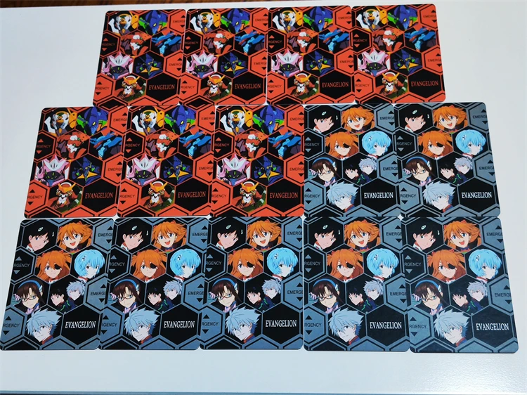 14Pcs/set Neon Genesis Evangelion Eva Self-Control Signature Collect Trading Flash Card Anime Gift Cartoon