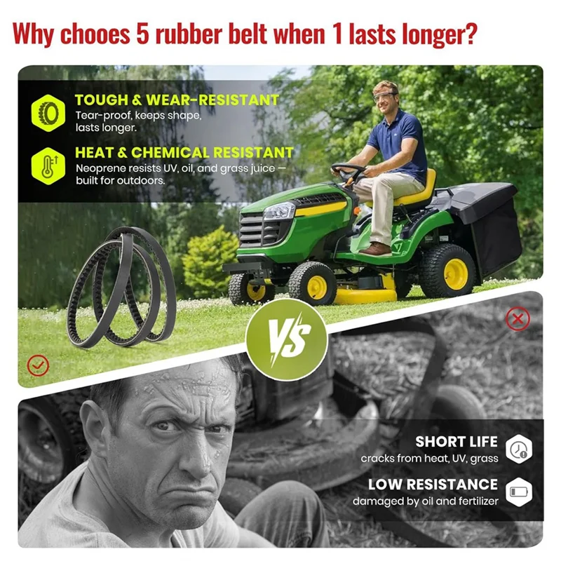 -A89Z Hustler لأحزمة محرك Raptor SD، Limited، SDX- 607400&603907 Kevlar Reinforced Pump Belt