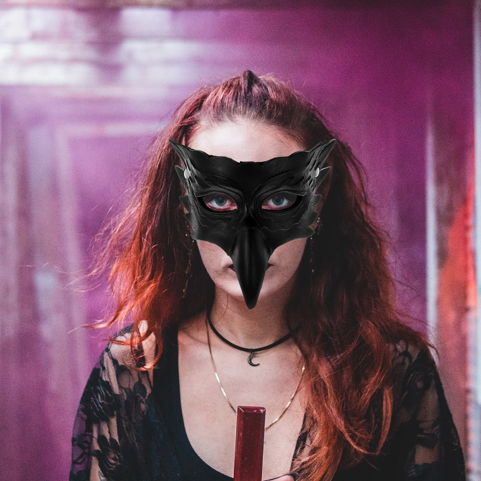 

Eagle Mask Lightweight PU Masquerade Masks for Women Adults Party Cosplay Props Animal Masks Halloween Accessories