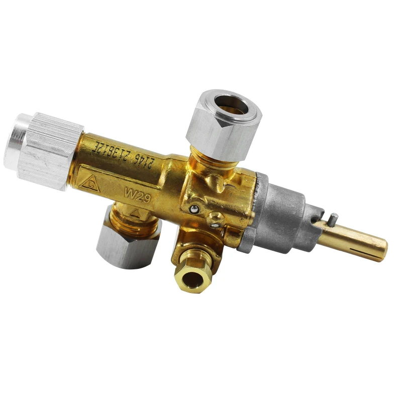 

Commercial pot stove gas safety valve West kitchen hotel kitchenware stove with long open flame copper flameout protection valve