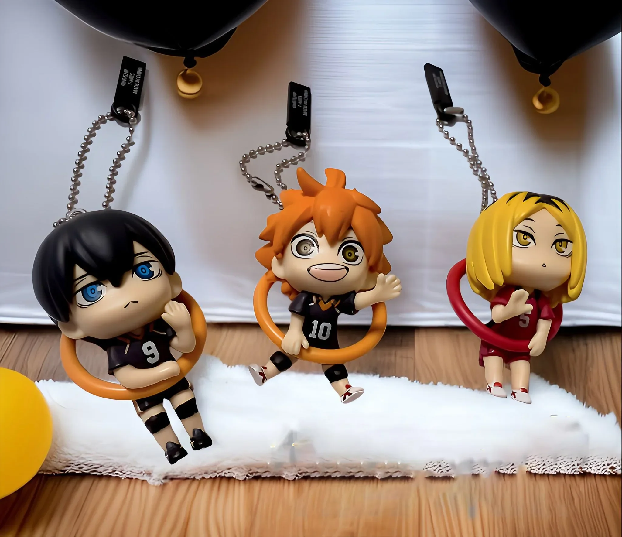 Original capsule toys cute Konnichiwa! Figure Mascot Haikyu