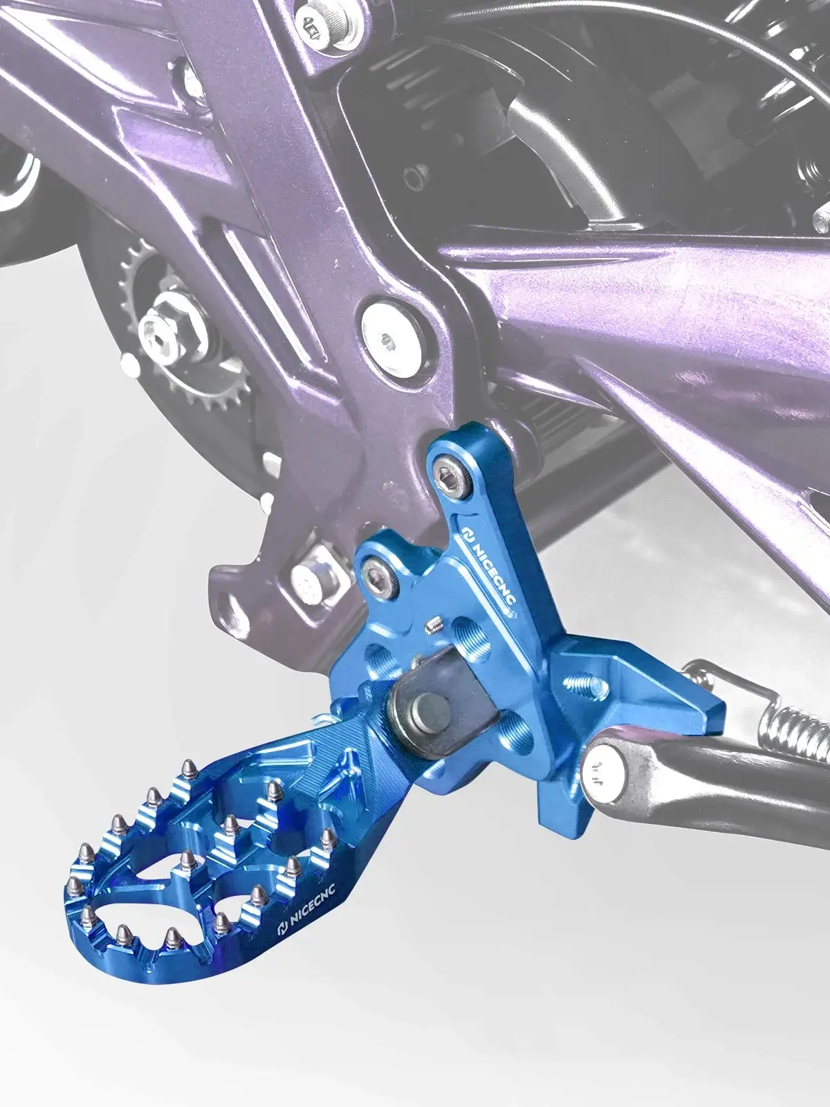 AliExpress NICECNC Enlarged Foot Pegs & Footrest Bracket For Surron Light Bee X S L1E For Segway X160 X260 Electric Dirt Bike Aluminum