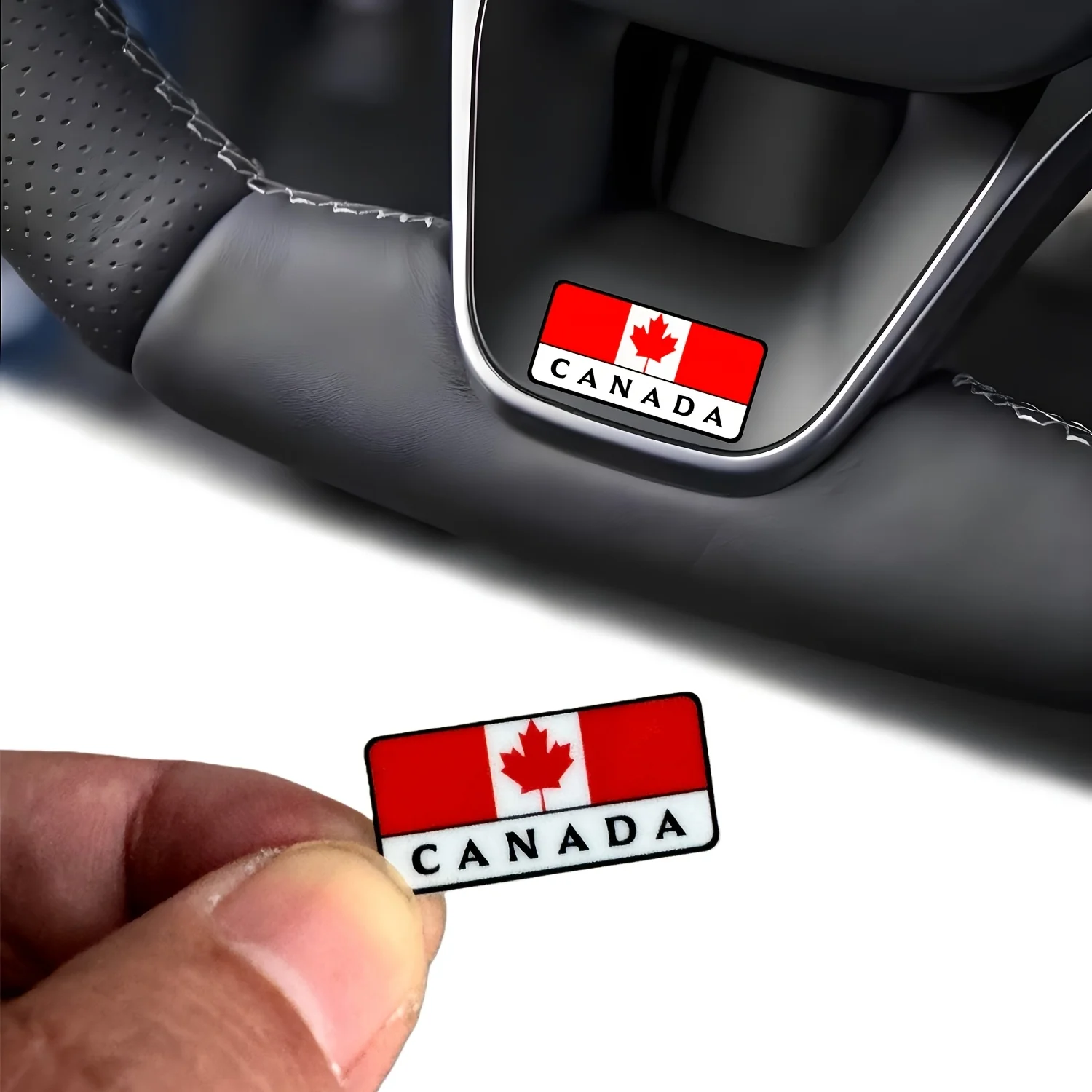 

Набор из 5 автомобильных наклеек в стиле канадского флага, подходящих для декоративных наклеек с логотипами и эмблемами для всех типов транспортных средств.