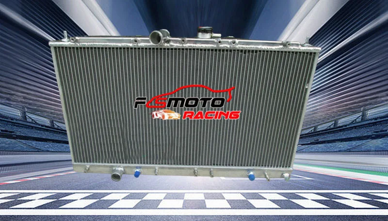 Aluminum Radiator + Fans For Mitsubishi Galant VR-4 VR4 EC5A / EC5W 6A13TT 2-TURBO ENGINE 1996-2003 97 98 99 00 01 02 1997 1998