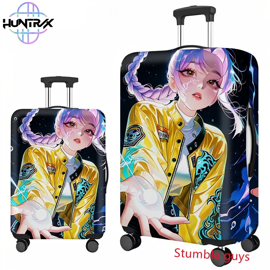 애니메이션 Kpop 악마 사냥꾼 여행용 수하물 커버는 18-32인치 여행가방 보호 장치에 적합합니다.