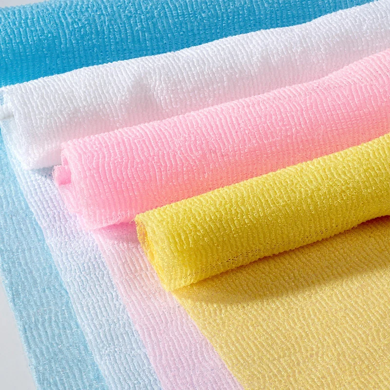 Beauty Skin Exfoliating Cloth Washcloth Japanese Body Wash Towel Nylon Bath Towel Skin Polishing Towel Body Back Scrubber Tool