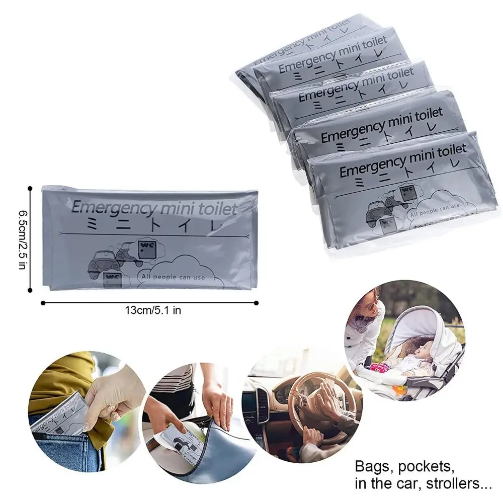 المحمولة الراتنج القطن ماصة بوليمر أكياس البول القابل للتصرف رمادي المتاح القيء حقيبة مبولة صغيرة النساء الرجال