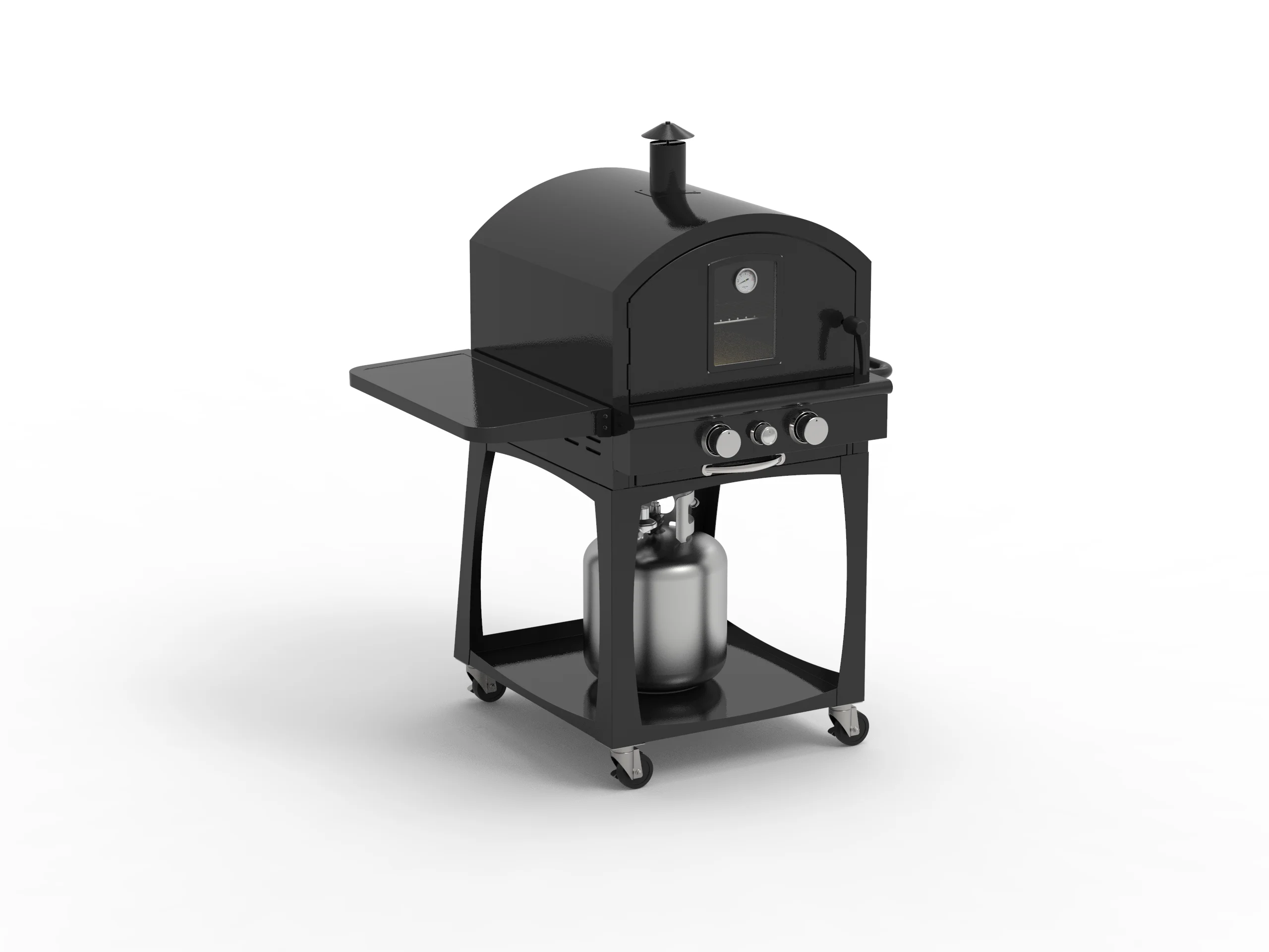 Outdoor Stainless Steel Grill Fired Pizza Ofen Pellet Pizza Stove Tabletop Gas  Pizza Oven