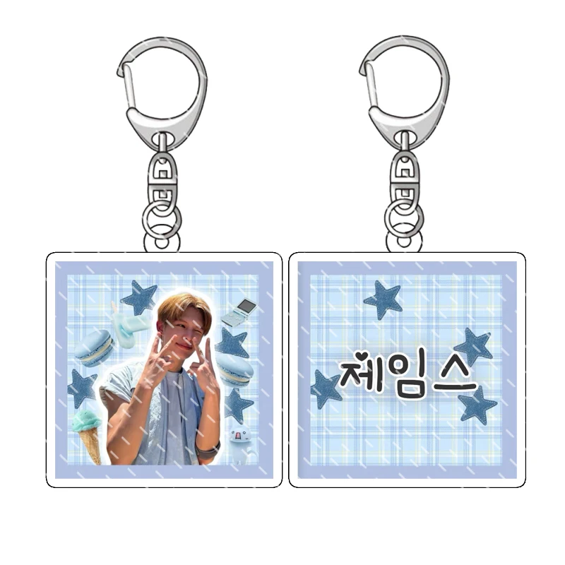 حار مزيج Kpop كورتيس مفتاح سلسلة الاكريليك شخصية الدائمة العلامة التجارية دعوى الغوغاء هالوين عيد الميلاد هدية عيد ميلاد للأطفال #4