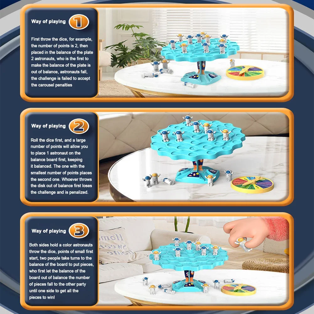 التوازن رائد الفضاء التفاعل بين الوالدين والطفل التعليمية شجرة التوازن رائد الفضاء شجرة التوازن لعبة مجموعة ألعاب الطاولة العائلية