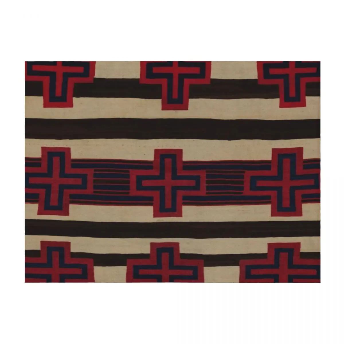 

Indigenous Designs VI Chief's Blanket Navajo Weavings Throw Blanket Extra Large Throw christmas gifts Thins Blankets