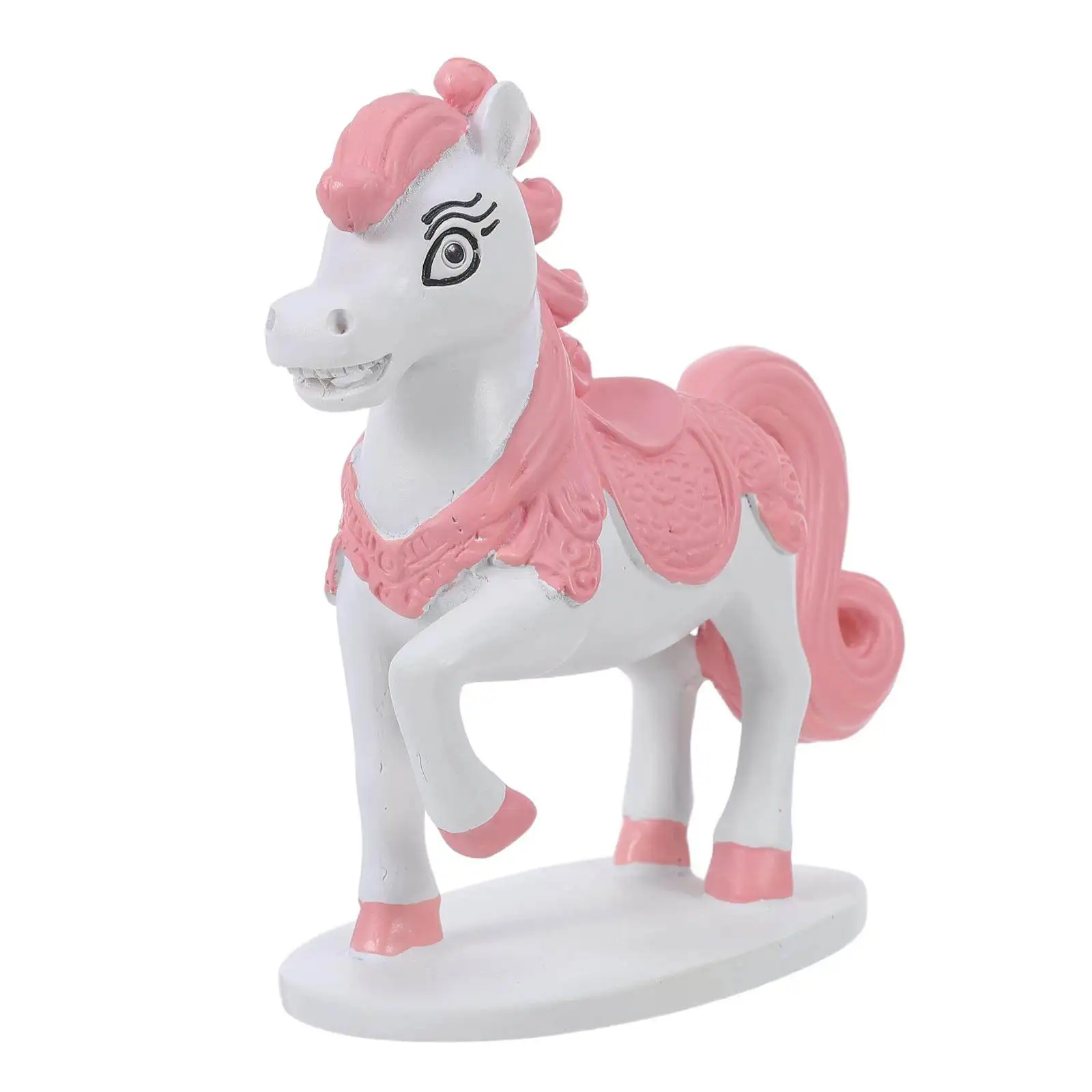 

Декоративная статуэтка лошади из смолы, милая фигурка животного, украшение для стола в гостиную, офис, на рабочий стол, коллекция «Год Лошади 2026»