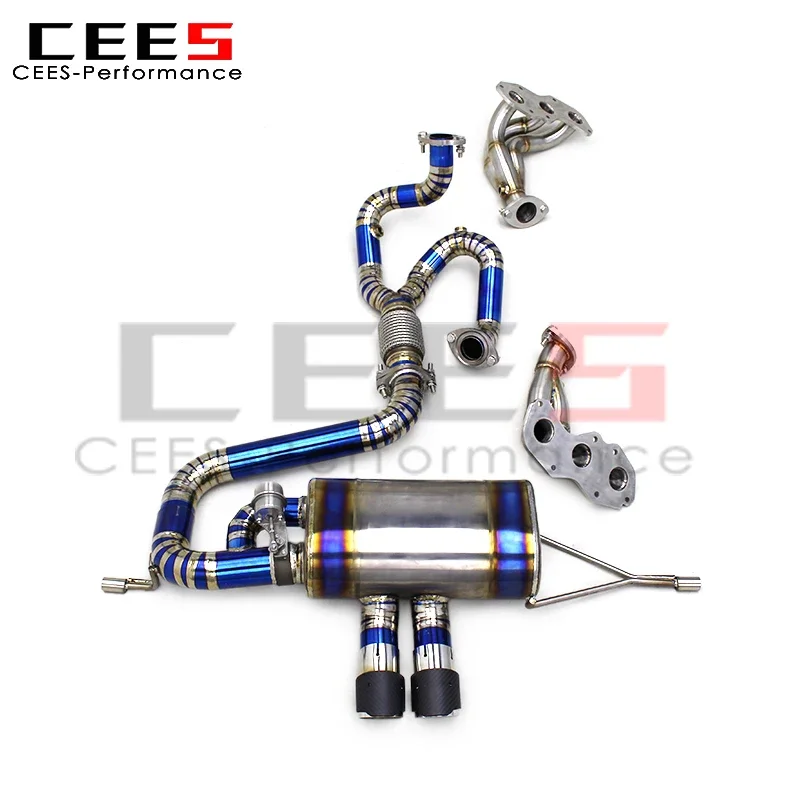 CEES Full Exhaust Pipe For Lotus Exige V6 3.5T 2012-2019 Stainless Steel Exhaust Manifold Y Pipe Titanium Car Exhaust Catback