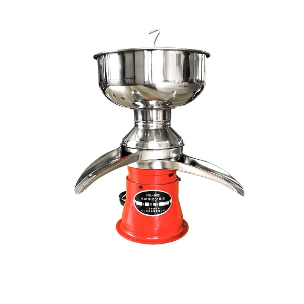 Large Capacity Commercial Electric Milk Centrifugal Separator 304 Stainless Steel Cream Skimming Machine