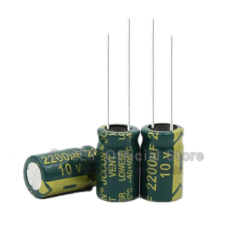 전해 콘덴서 10V 220uF 470uF 680uF 1000uF 1500uF 2200uF 3300uf 고주파 저임피던스 전원 공급 장치 커패시터