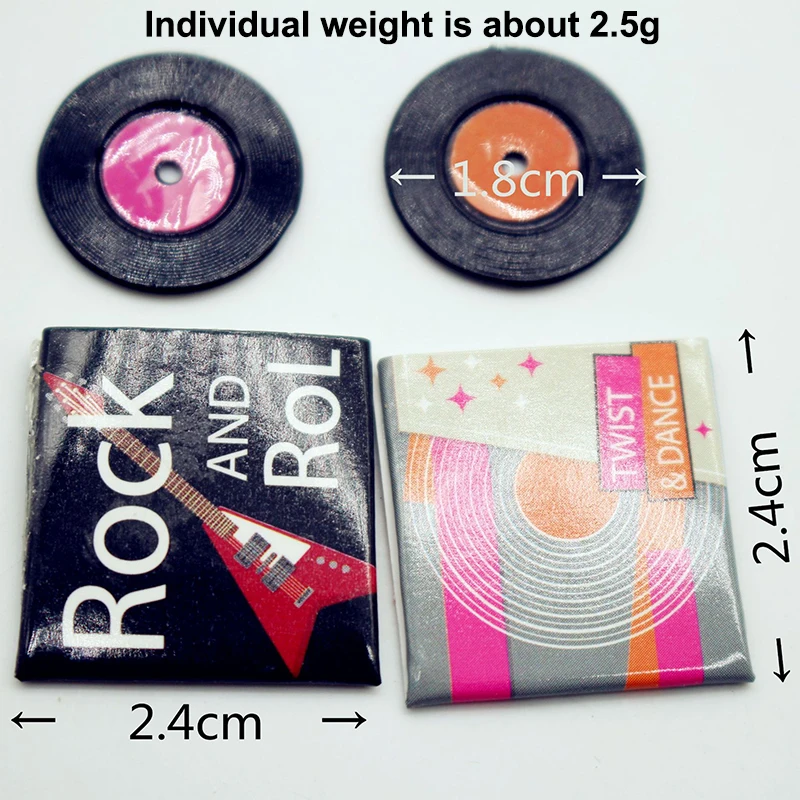 Mini Retro CD Record Ornament Dollhouse Music Themed Decor Vintage Disc Model Home Micro Scene Craft Accessories