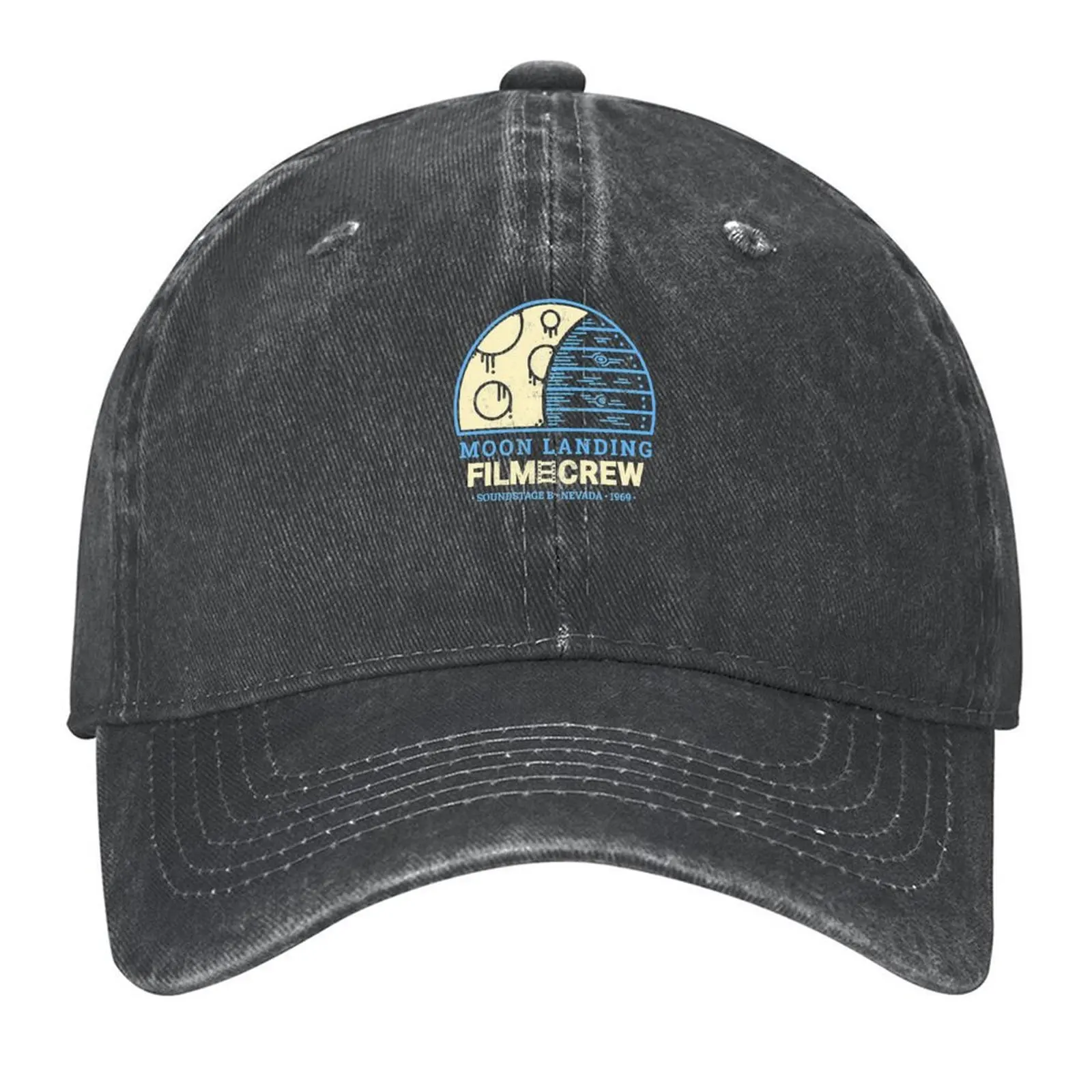 

Moon Landing Hoax Film Crew Conspiracy Theory Baseball Cap Luxury Hat Luxury Cap Golf Hat Man Dropshipping Caps Male Women's