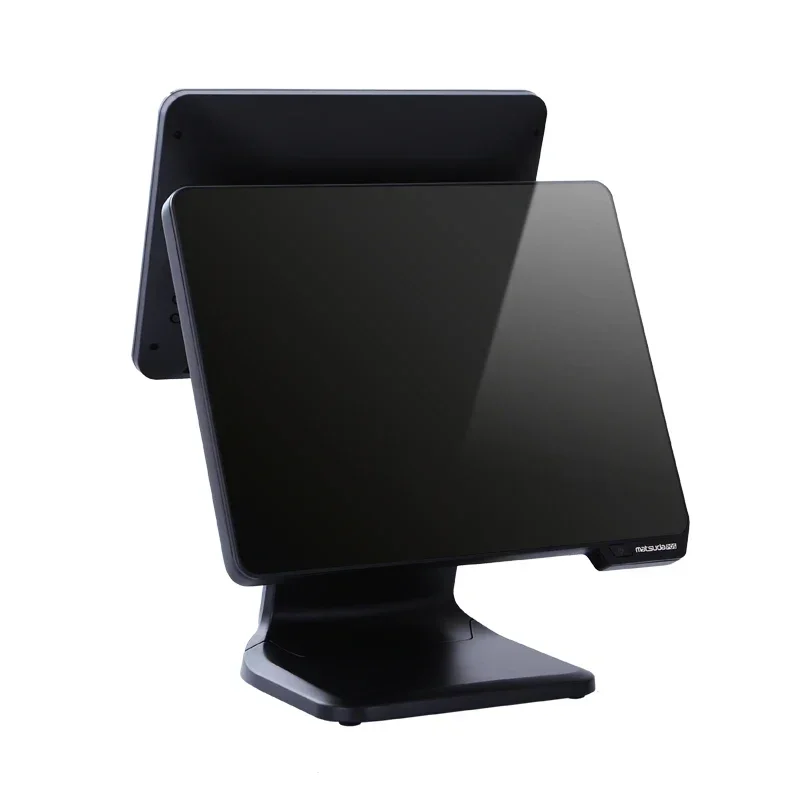 In stock Smart & Efficient 15Inch Single Dual-Screen Touch POS Terminal  Applicable to Supermarkets All-in-One Cash Register