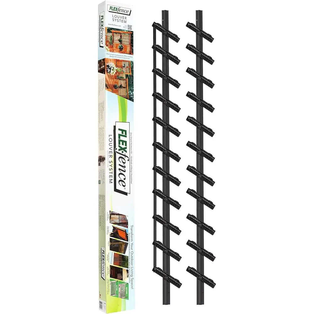 Outdoor Decorative Louver System for Gardens, Patios, and Spaces - 1 Pack