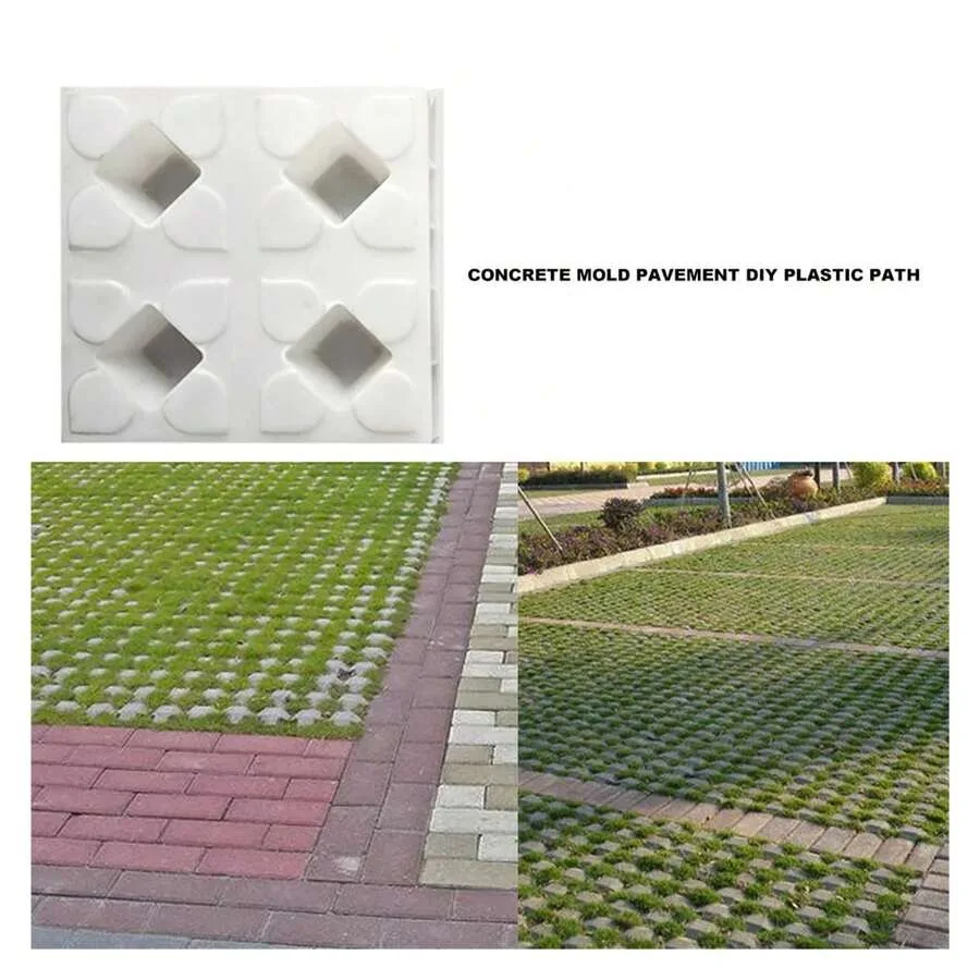 8-Shaped Silicone Concrete Paver Mold – DIY Walkway & Garden Decor Tool for Courtyards, Sidewalks, and Parking Lots – Create Uni