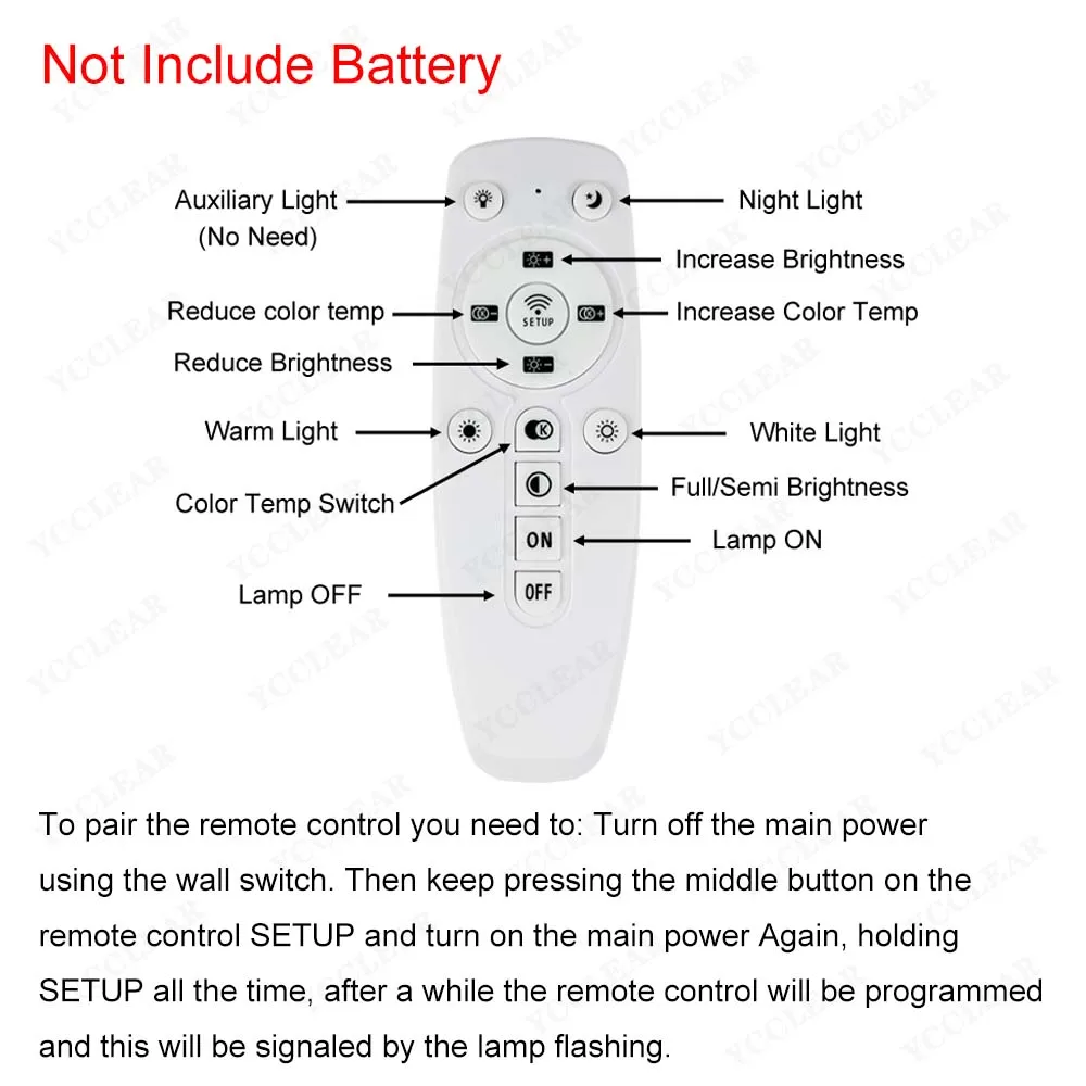 LED Driver 80W 120W 160W 200W 240W 360W 2.4G Remote+APP Control Lighting Transformers For DIY Two Color Light Strip Chandelier