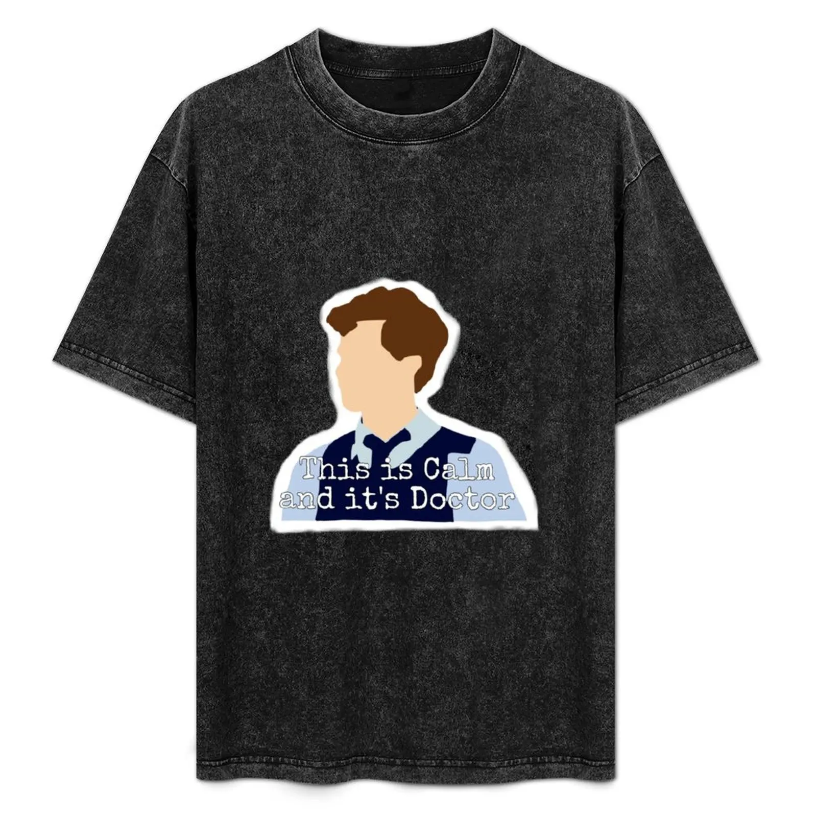 

Spencer Reid, “This is Calm and it’s Doctor” T-Shirt Summer Casual Loose T-Shirt