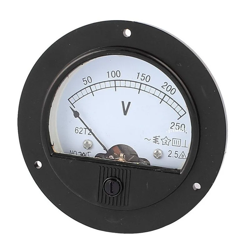 1PC 62T2 Voltmeter Voltage Meter Gauge Analog Panel AC 250V 300V 450V 500V