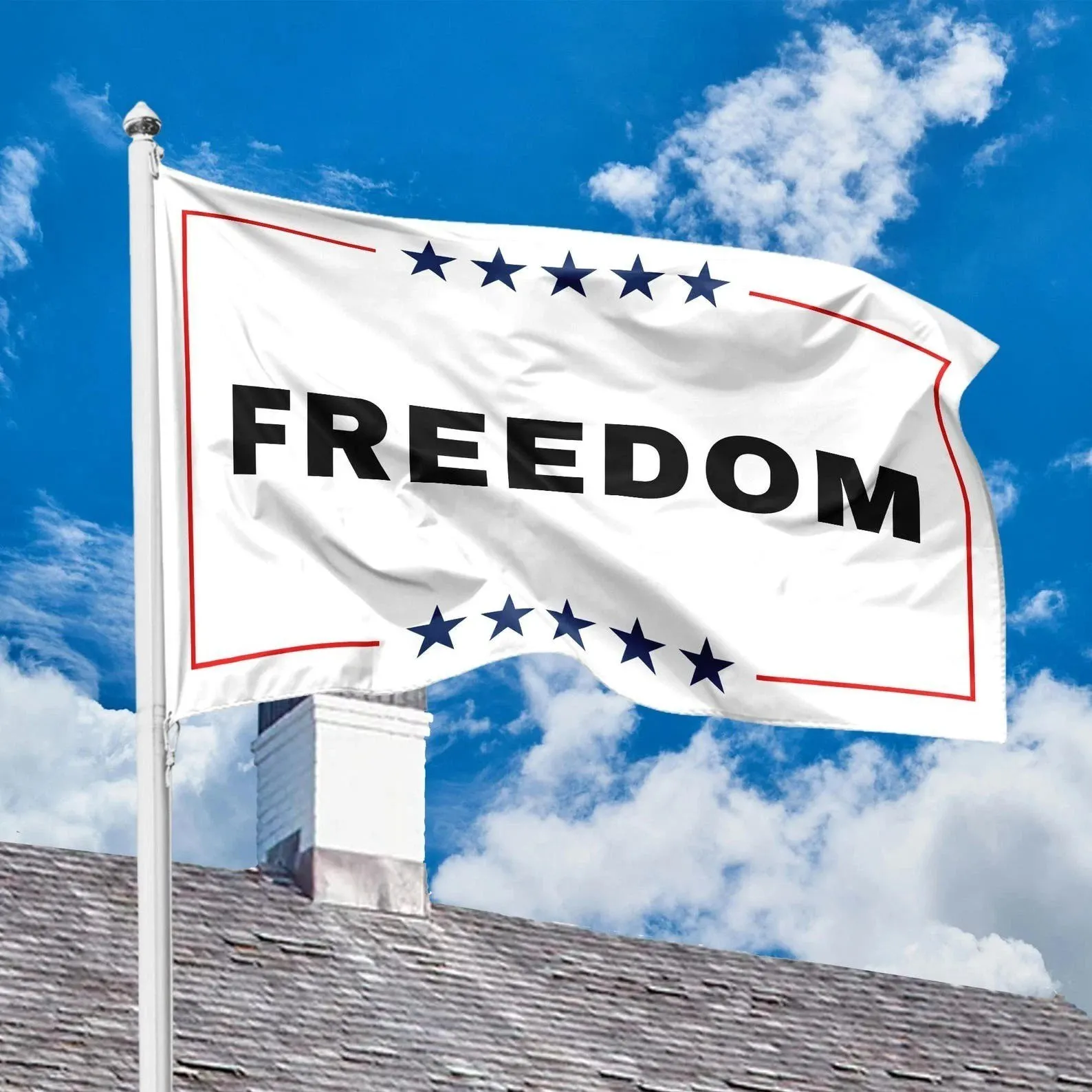 3x5ft banner of FREEDOM any hobby history WITH AMERICA FLAG